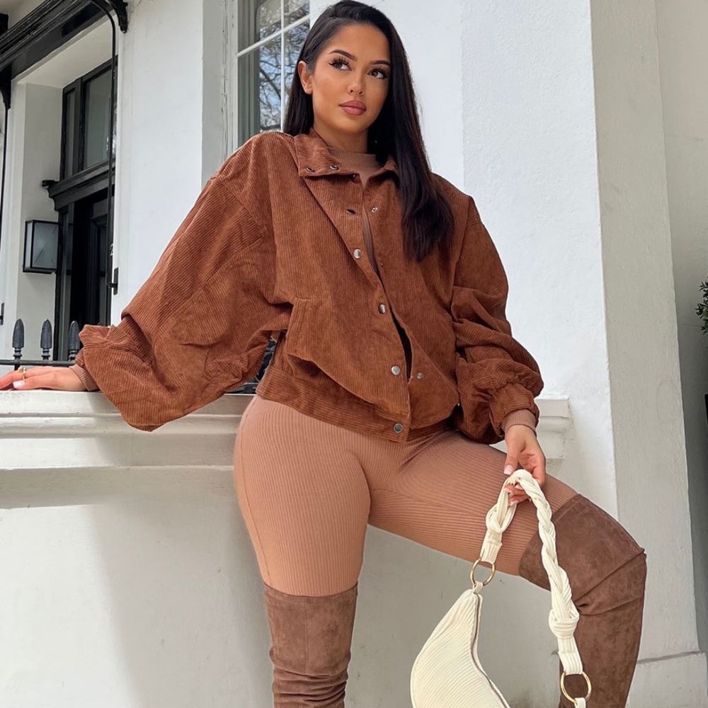 Large corduroy jacket